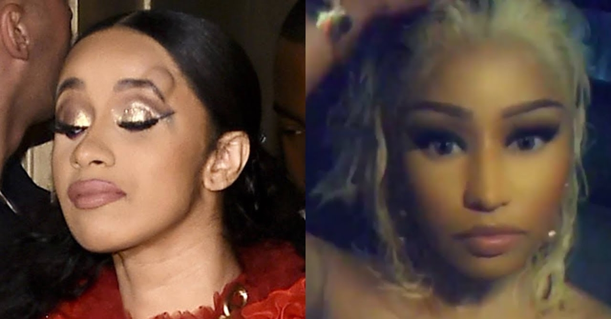 Cardi B Attacks Nicki Minaj At A Party In New York Reportedly Throwing Her Shoes And Revealing